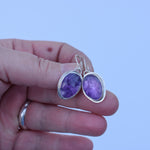 Load image into Gallery viewer, Amethyst Drop Earrings
