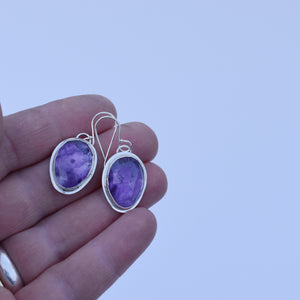Amethyst Drop Earrings