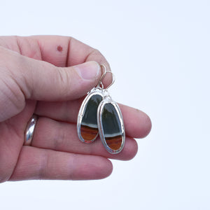 Picture Jasper Earrings