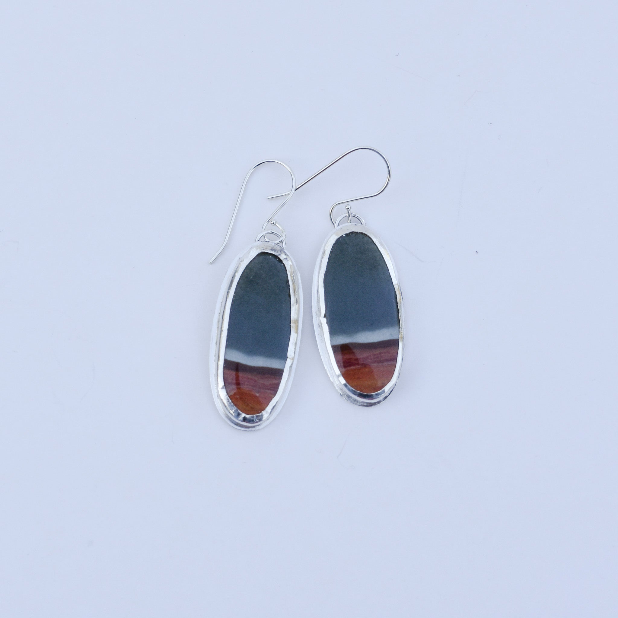 Picture Jasper Earrings