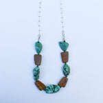 Load image into Gallery viewer, Turquoise and Picture Jasper Garland
