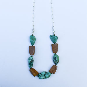 Turquoise and Picture Jasper Garland