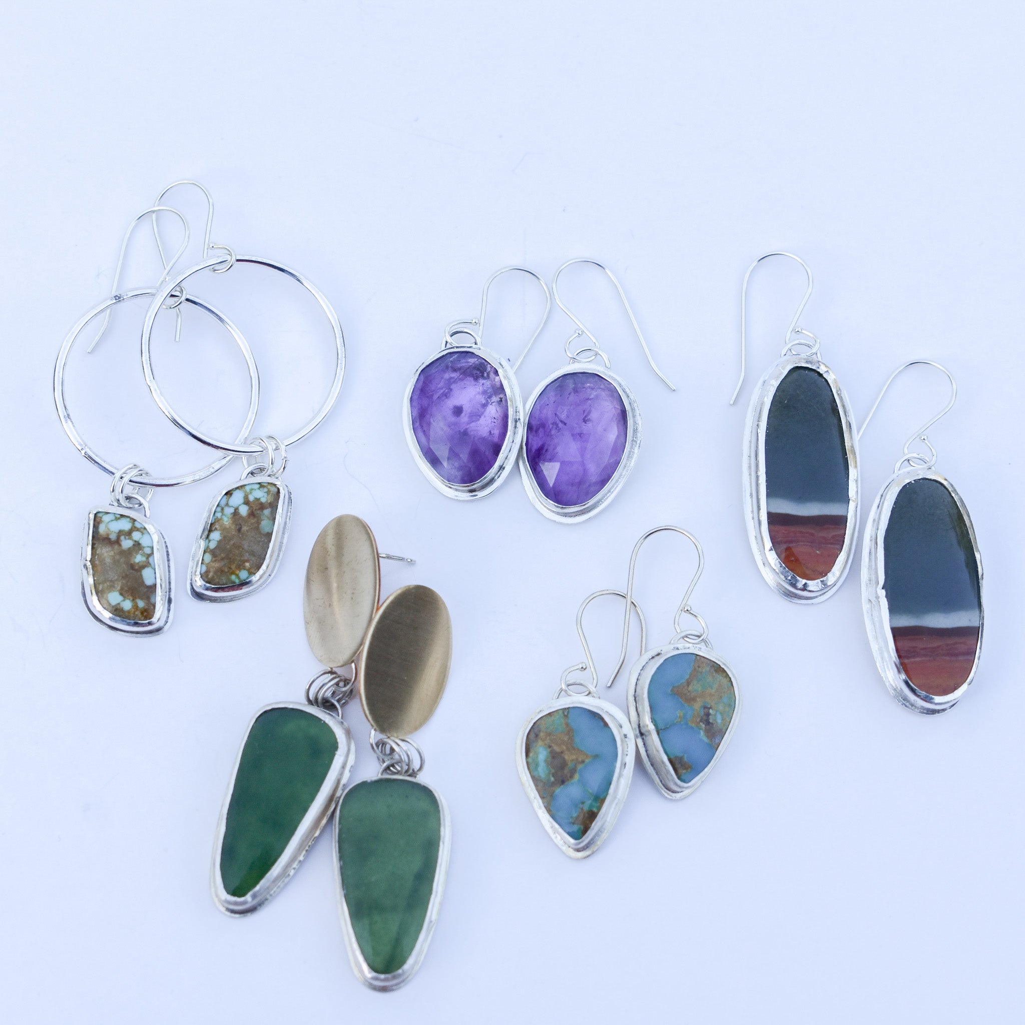 Amethyst Drop Earrings
