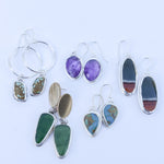 Load image into Gallery viewer, Amethyst Drop Earrings
