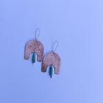 Load image into Gallery viewer, Copper and Olive Glass Garland
