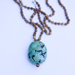 Load image into Gallery viewer, Turquoise Chunk Necklace II
