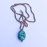 Load image into Gallery viewer, Turquoise Chunk Necklace II
