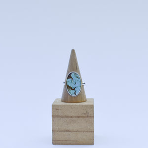#8 Turquoise Ring size 9.25