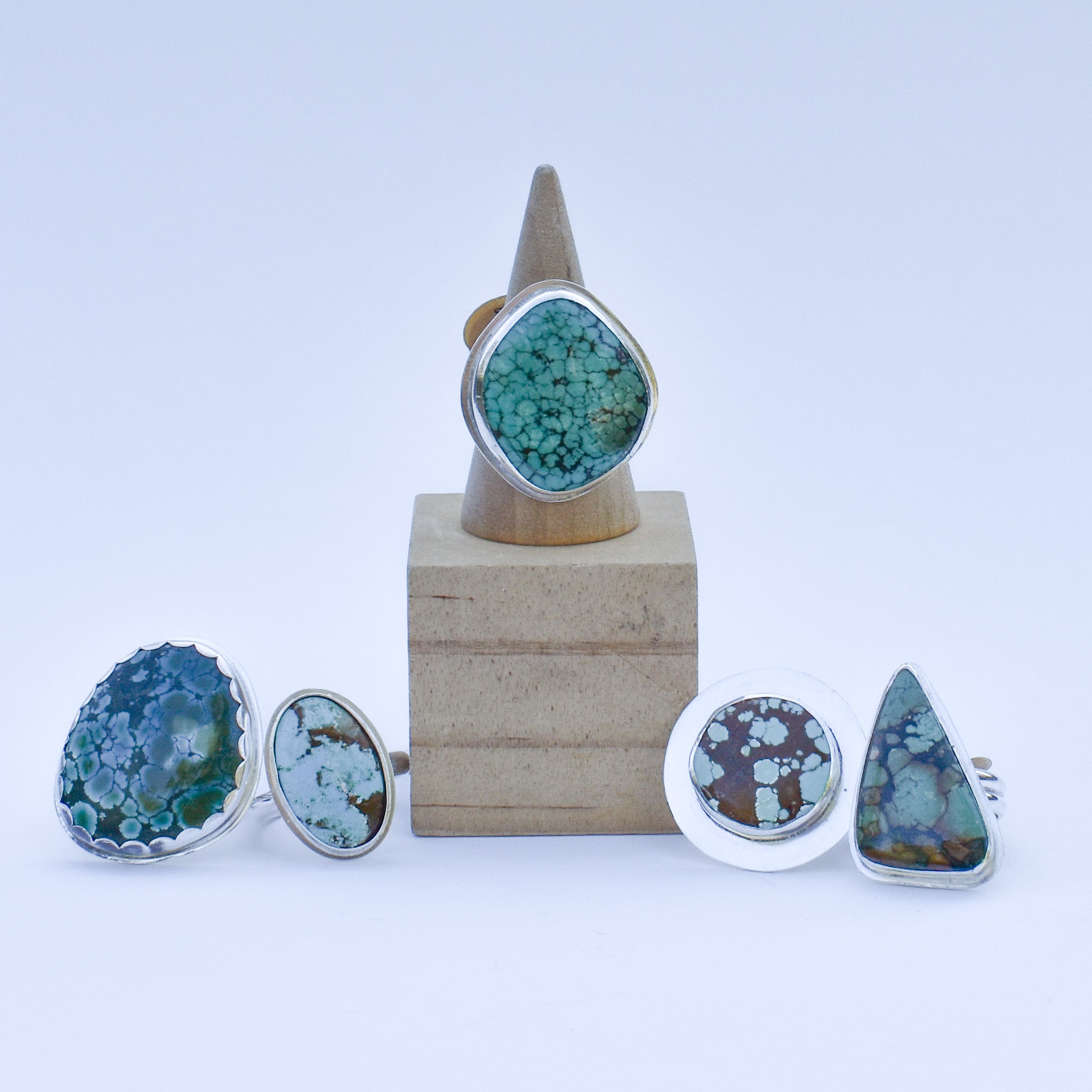 #8 Turquoise Ring size 9.25