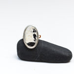 Load image into Gallery viewer, White Buffalo ring size 8
