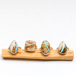 Load image into Gallery viewer, Royston Ribbon Turquoise ring size 6
