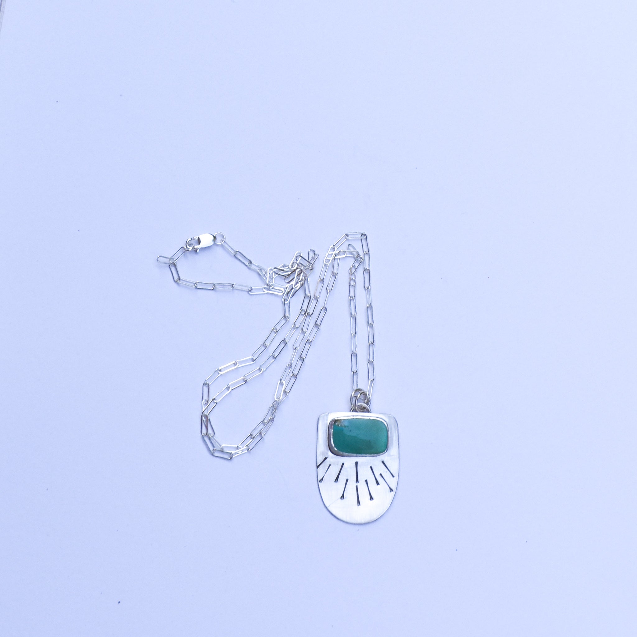 Turquoise Sunburst Necklace