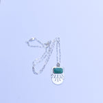 Load image into Gallery viewer, Turquoise Sunburst Necklace
