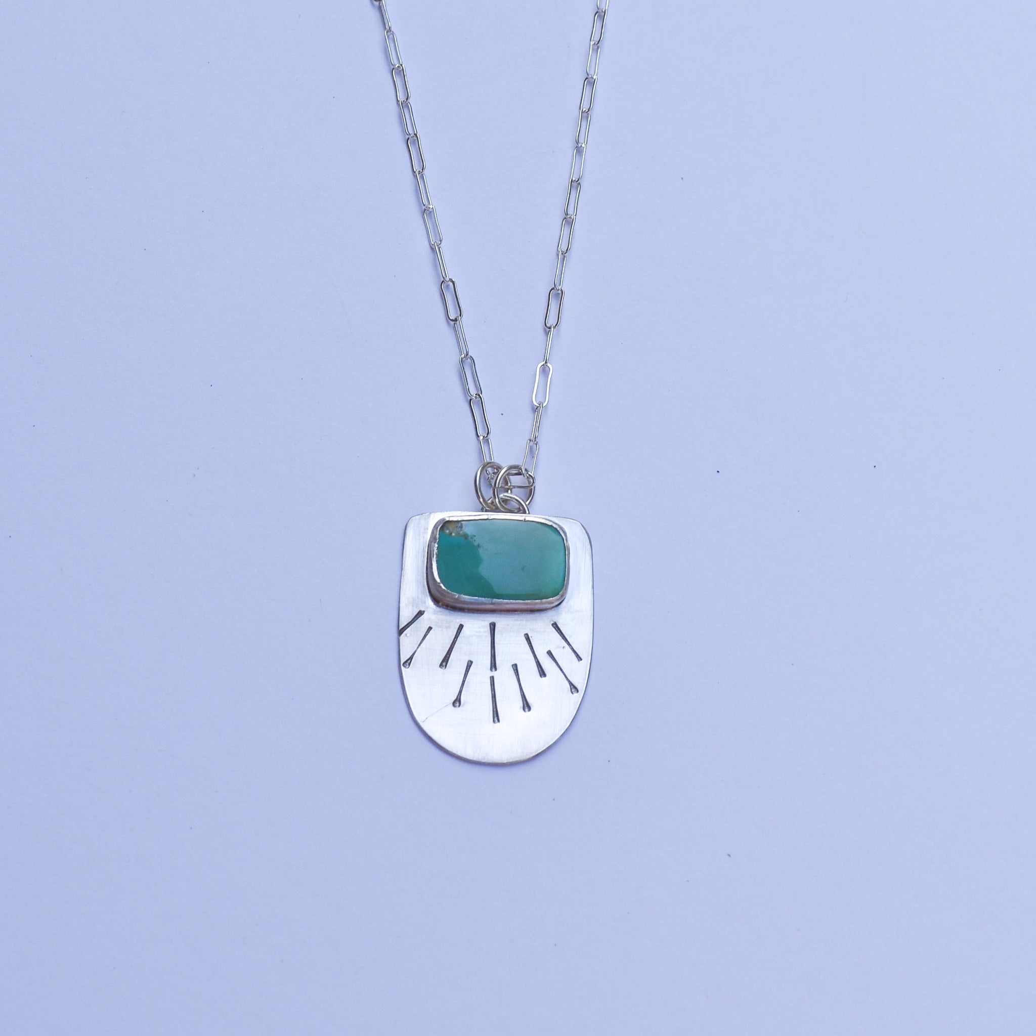 Turquoise Sunburst Necklace