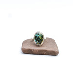 Load image into Gallery viewer, Bao Canyon Turquoise ring size 8.5
