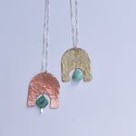 Load image into Gallery viewer, Arch + Stone Necklaces
