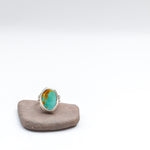 Load image into Gallery viewer, Turquoise Mountain ring size 6
