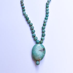 Turquoise Chunk Necklace III