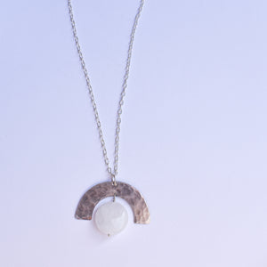 Rainbow + Moonstone Necklace