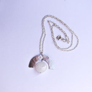 Rainbow + Moonstone Necklace