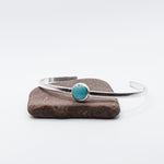 Load image into Gallery viewer, Small Arizona Turquoise Cuff Bracelet
