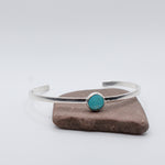 Load image into Gallery viewer, Small Arizona Turquoise Cuff Bracelet
