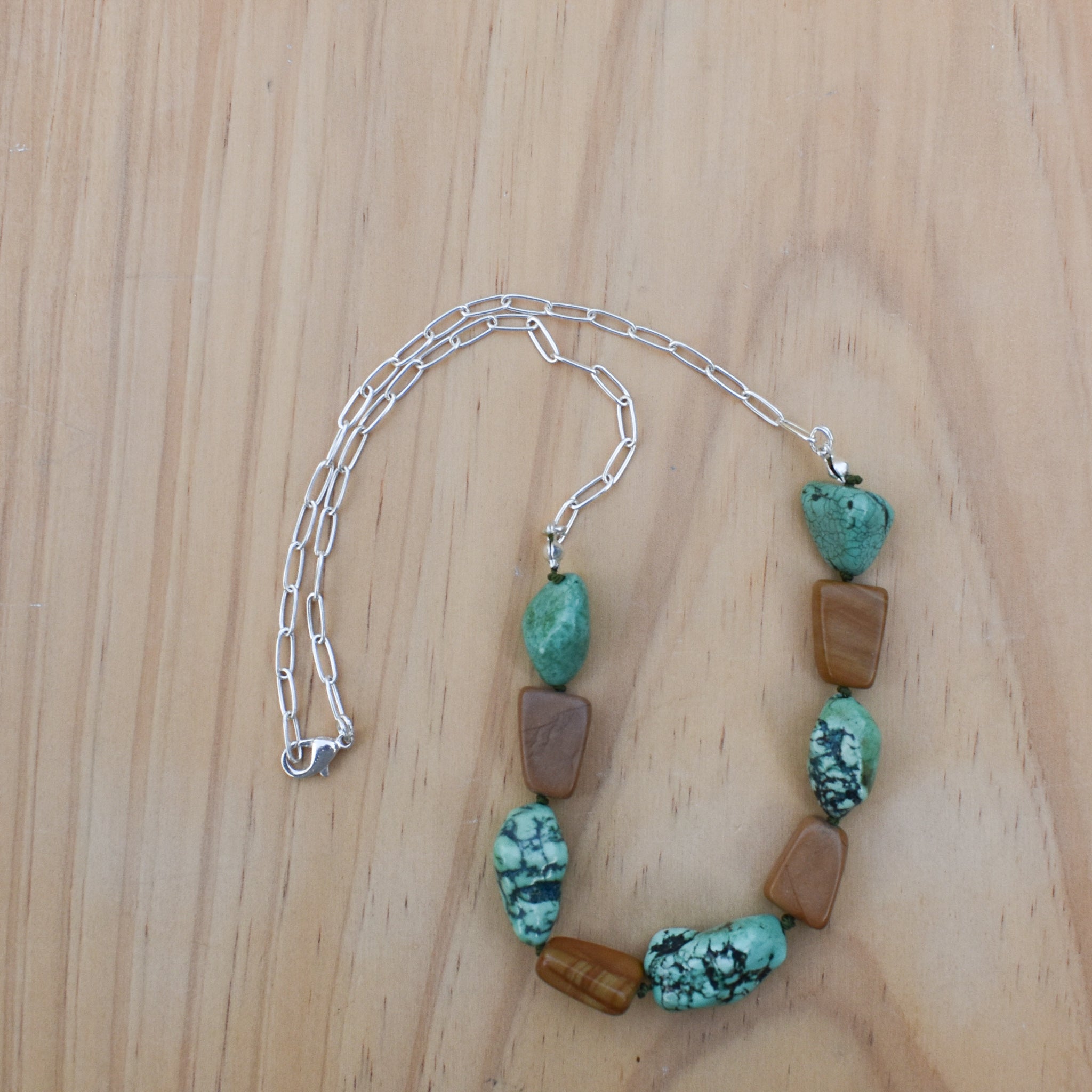 Turquoise and Picture Jasper Garland