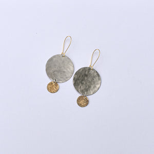 Double Moon Earrings Large