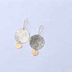 Load image into Gallery viewer, Double Moon Earrings Large
