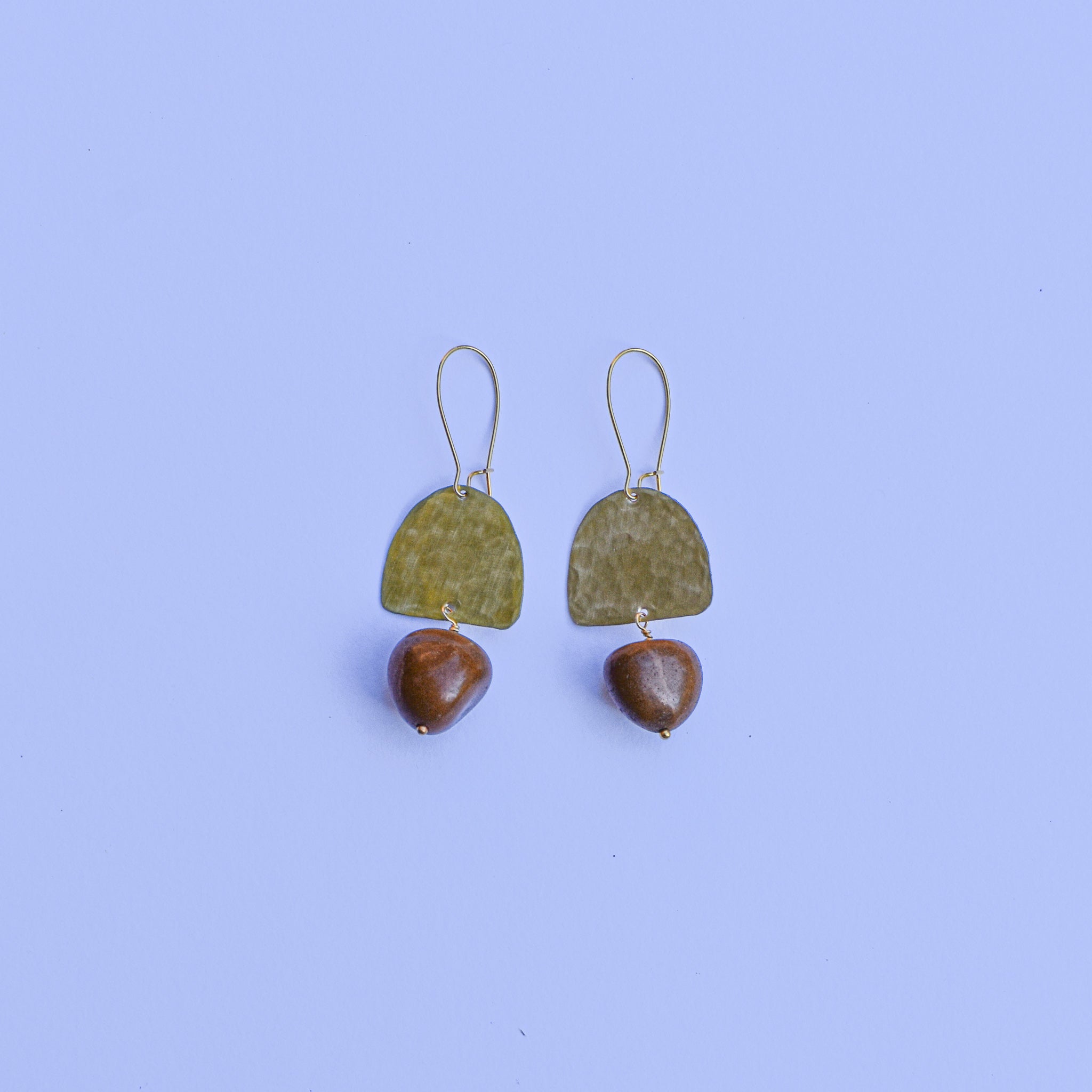 Bell + Stone Earrings