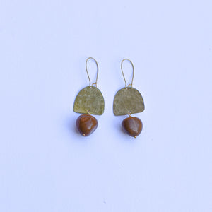 Bell + Stone Earrings