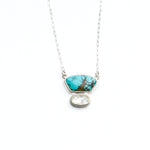 Load image into Gallery viewer, Turquoise + Moonstone Necklace
