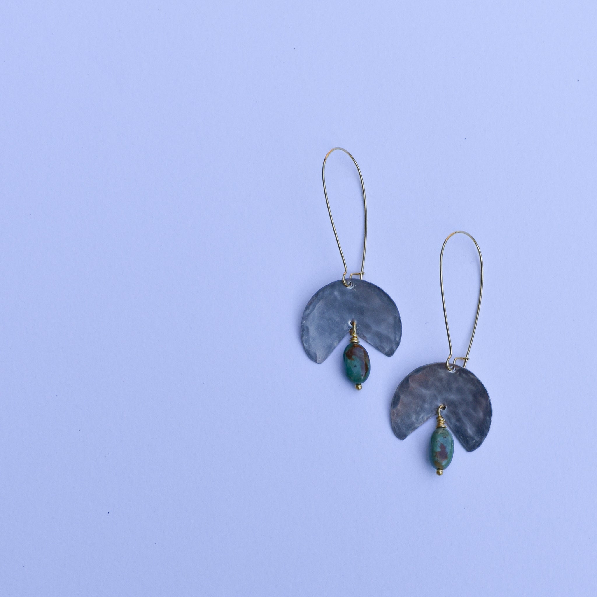 Copper and Olive Glass Garland
