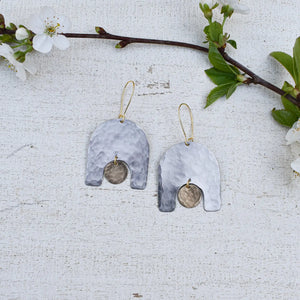 Arch + Moon Earrings