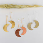 Load image into Gallery viewer, Crescent Moon Earrings - Medium
