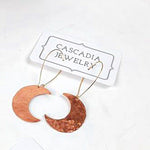 Load image into Gallery viewer, Crescent Moon Earrings - Large
